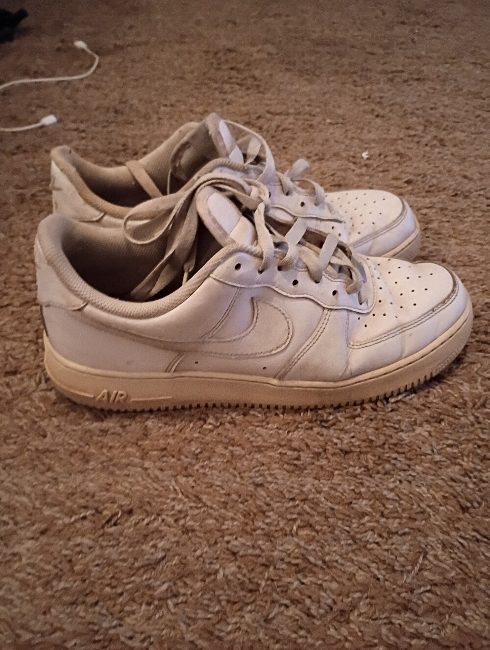 Nike Mens' White Air Low-Top Sneakers